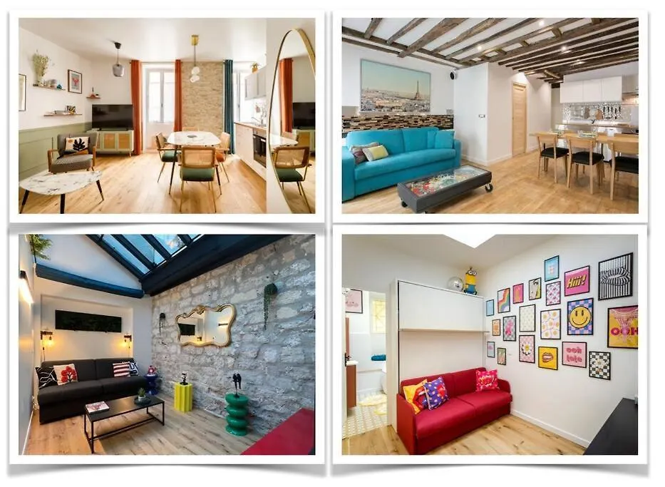 Relais Cocorico - Town House 4 Private Suites, Ac Cinema Gym & Sauna Paris 0*,